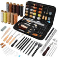 Shoe leather sewing kit with awl, hand sewn needle and thread, leather craft kit, sofa repair, leather bag production Zpaxo PG 0056