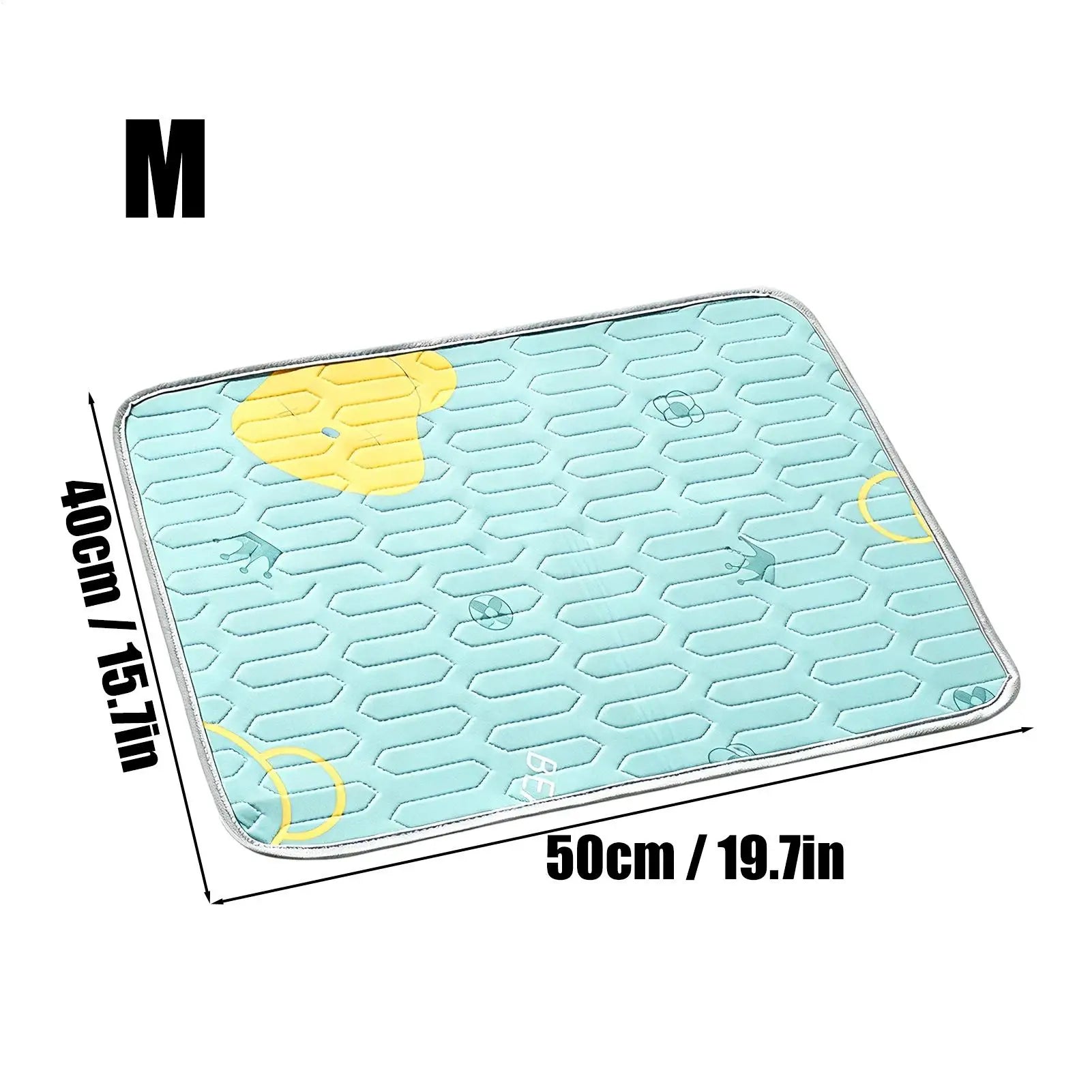 Cooling Pad For Dog Foldable Scratch-Proof Summer Cushion Ice Silk Pet Cooling Mat For Sleeping Resting Camping Travel Shelter Zpaxo