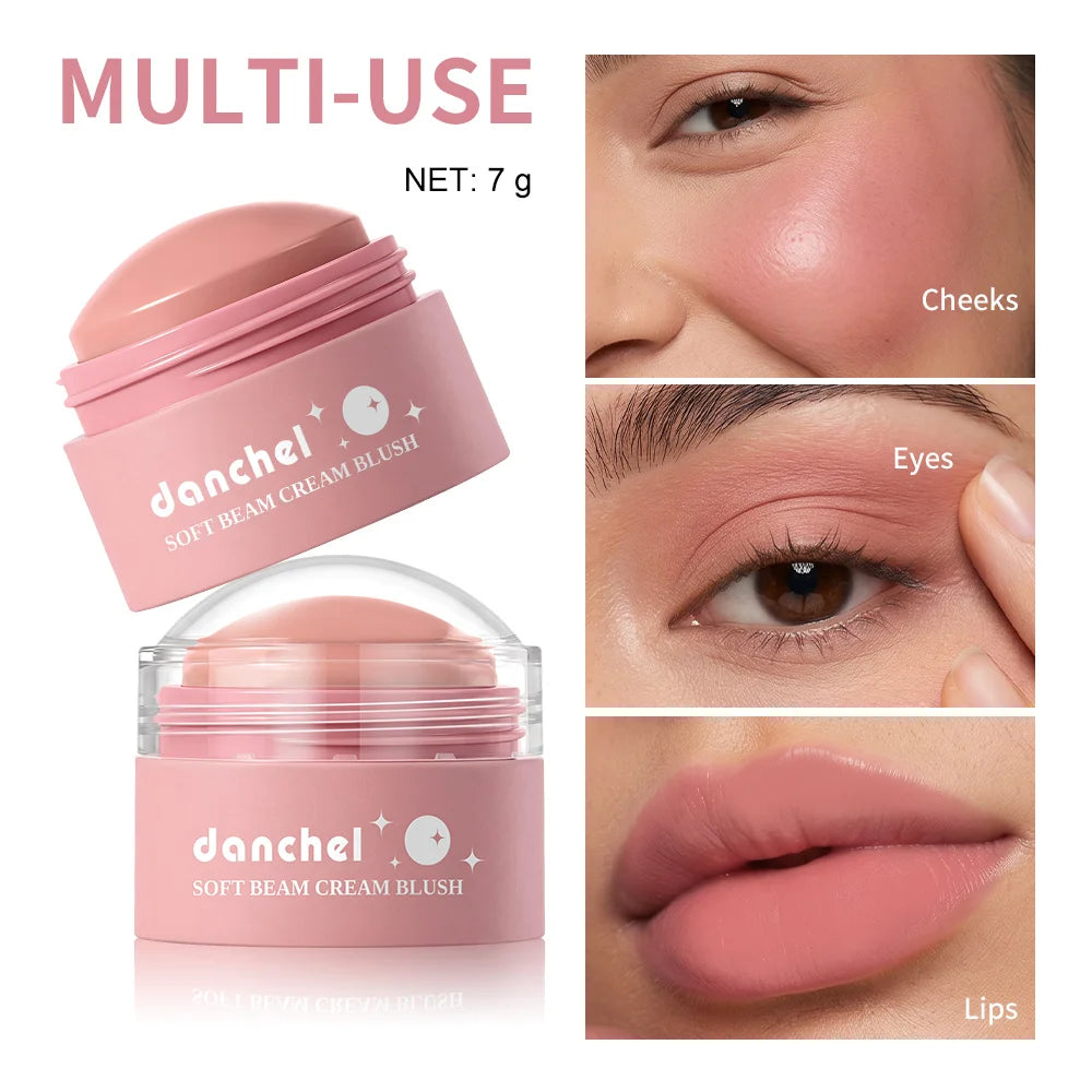 Soft Blush Balm Stick Waterproof Long Lasting Hydrating Lightweight Blendable Cream Blush Stick For Cheeks Face Cosmetics Zpaxo