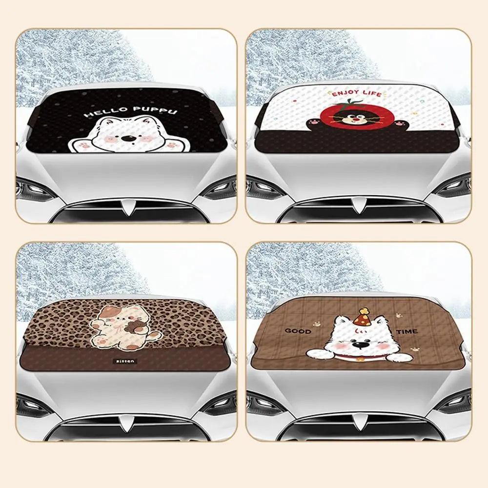 Windshield Car Snow Cover Sun-protective Universal Fit Sunshade UV Zpaxo