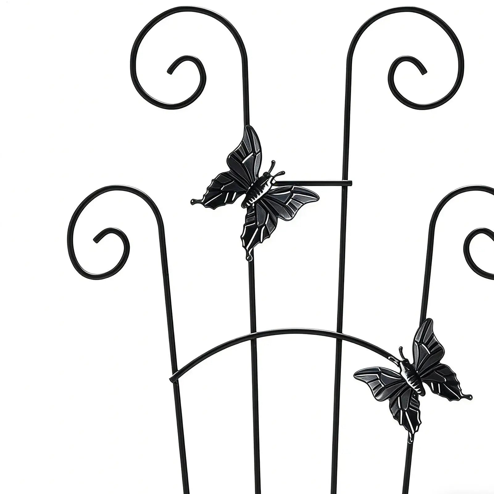 Climbing Plant Trellis – 76cm Iron Vine & Flower Support Stake Plant Trellis Support Zpaxo