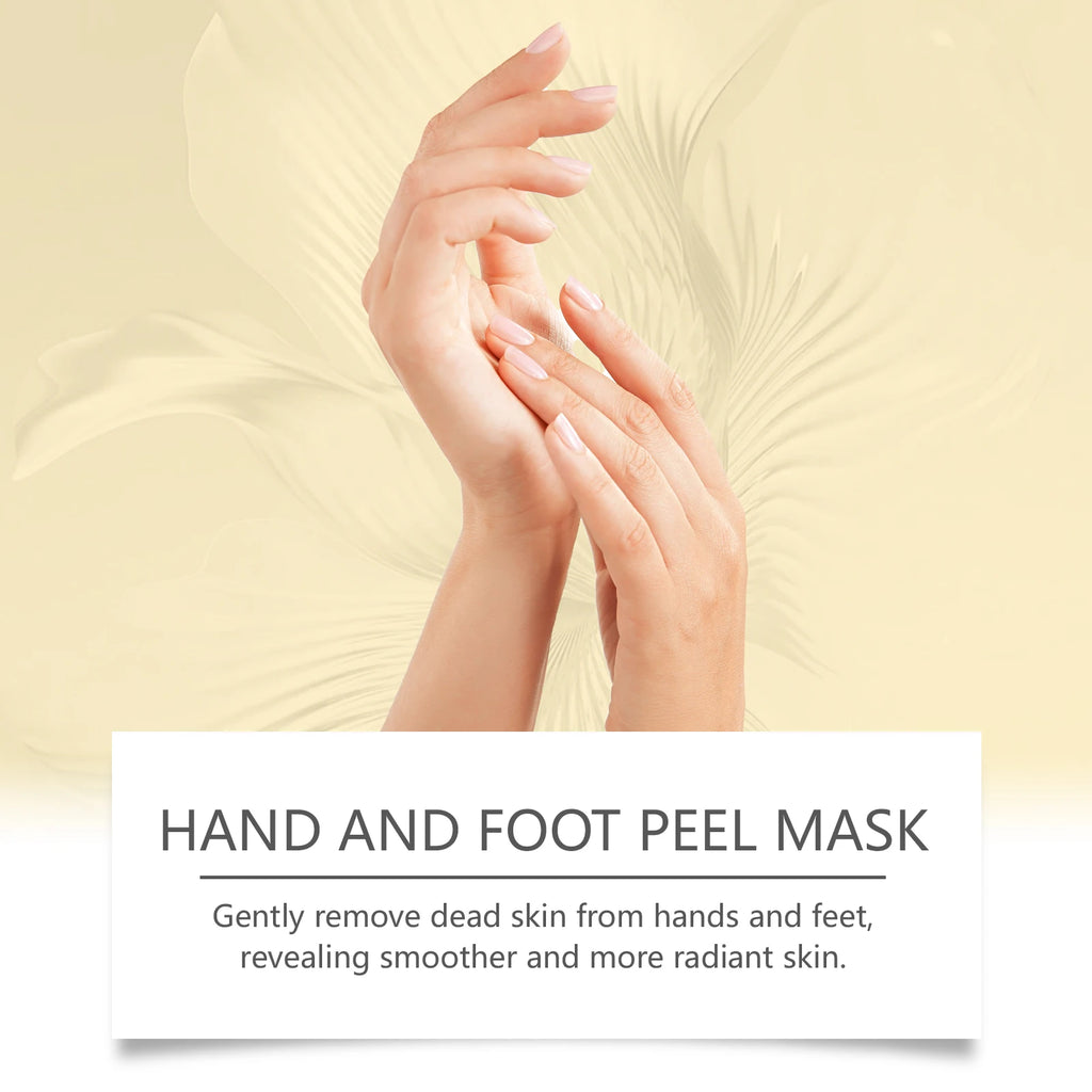 Exfoliating Hand Foot Mask Moisturizing Improve Rough Dryness Heel Cracked Care Remove Callus Dead Skin Soft Smooth Skin Care Zpaxo