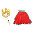 Premium Velvets Puppies Regals Outfit Featuring Gold Crowns Pet Event