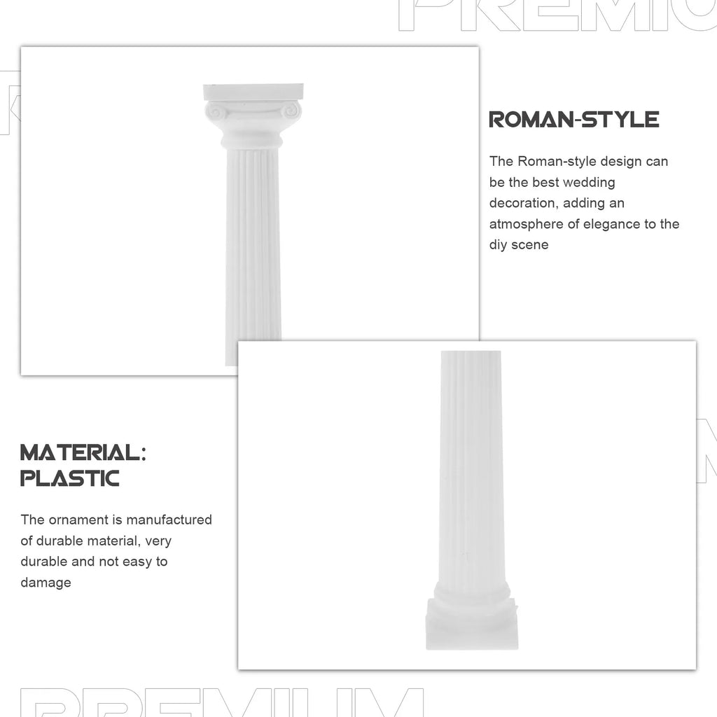 Roman Pillar Decor Mini Columns Photo Prop Sand Table Decoration