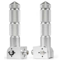 CNC Aluminum Folding Footpegs – Universal Motorcycle & Scooter M8