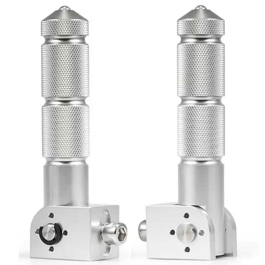 CNC Aluminum Folding Footpegs – Universal Motorcycle & Scooter M8