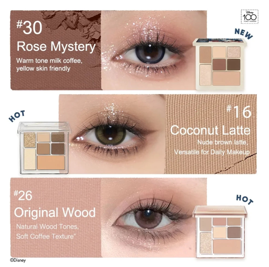 Judydoll 7-Color Palette Eyeshadow Highlight Powder Eye Long Lasting Zpaxo