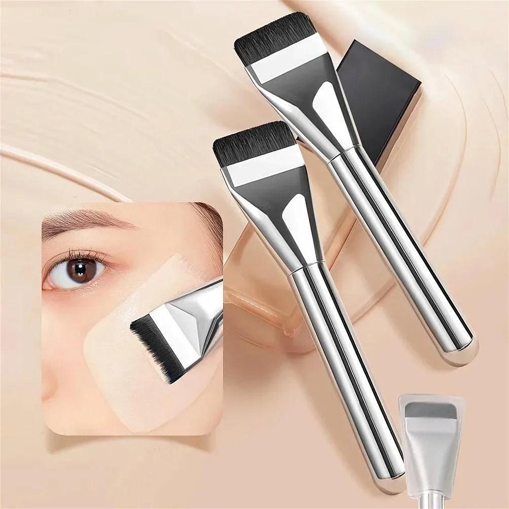 Beauty Makeup Tools One-word Foundation Brush Do Not Eat Powder Flat Zpaxo