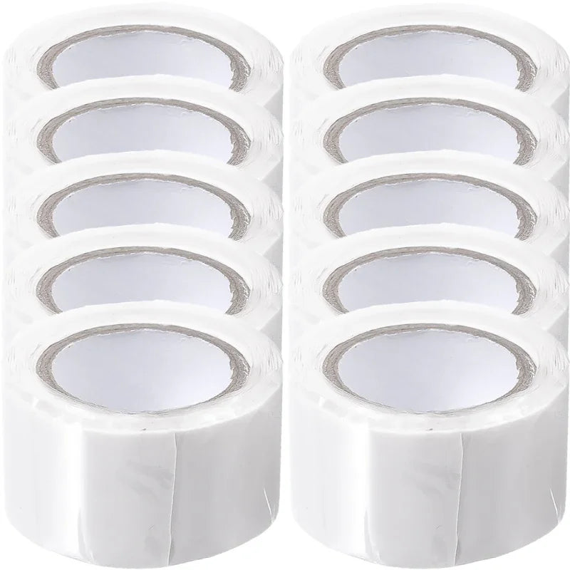 Waterproof Silicone Tape High-temperature Resistant Black Rubber Electrical Tape Durable and Soft Insulating Adhesive Zpaxo WHITE 2.5cm 15M- (10Roll)