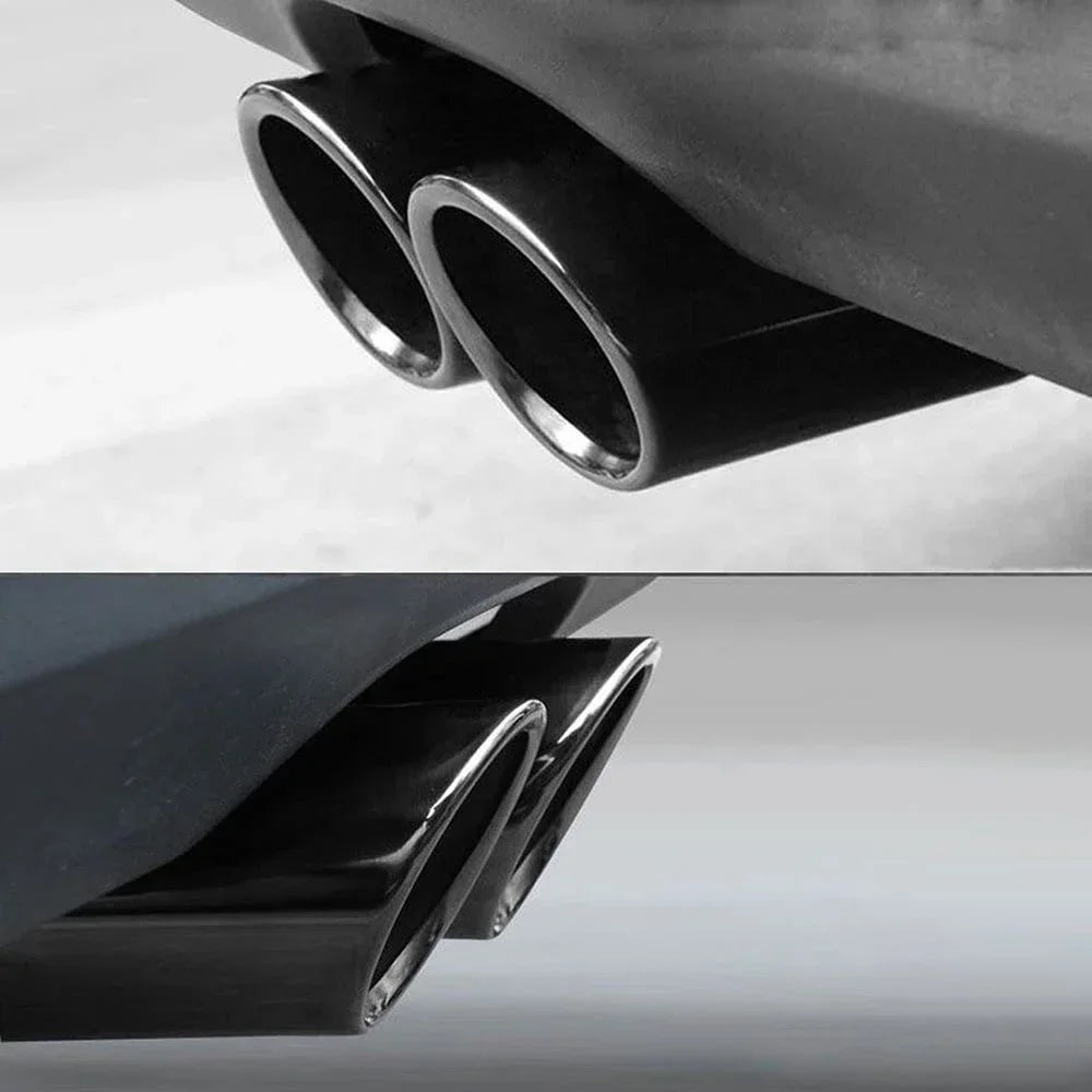 Stainless Steel Exhaust Muffler Tips – Audi A3 A4 VW Passat