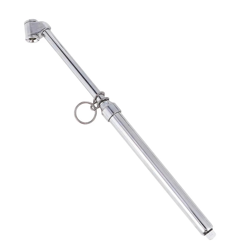 High Precision Tire Pressure Gauge Portable Heavy Duty Air Pressure Gauge 10-150 psi 100-1000 kpa Mechanical Air Gage Zpaxo Silver