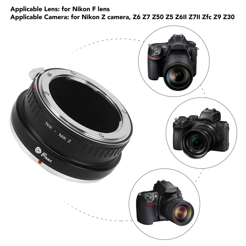FTZ Mount Adapter Matte Paint F Z Camera Tight Wear Proof Manual