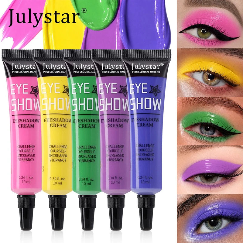 9 Eyeshadow Cream Professional Face Paint Body Pigment Matte Liquid Zpaxo