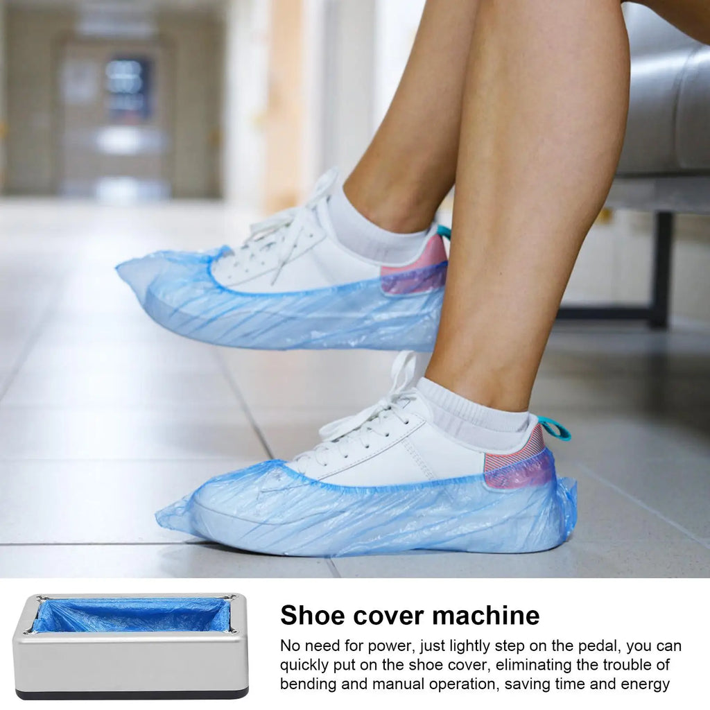 Automatic Shoe Cover Dispenser Machine 100 Covers Non Slip Dustproof