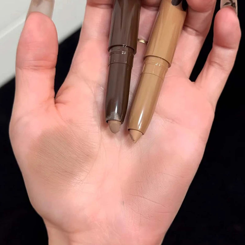 Natural Three-dimensional Contouring Pen Lasting Moisturizing Matte Concealer Contour Stick 3D Nose Shadow Face Contour Makeup Zpaxo