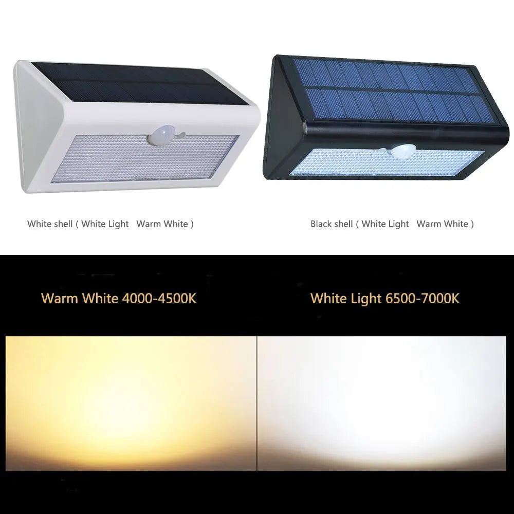 Outdoor Solar Motion Sensor Light 38 Waterproof LED Security Lamp for Garden Patio Garage Night Lighting Zpaxo