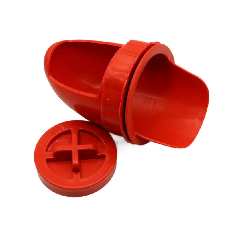 Chicken Feeder Poultry Diy Port Gravity Feed Rain Proof No Waste