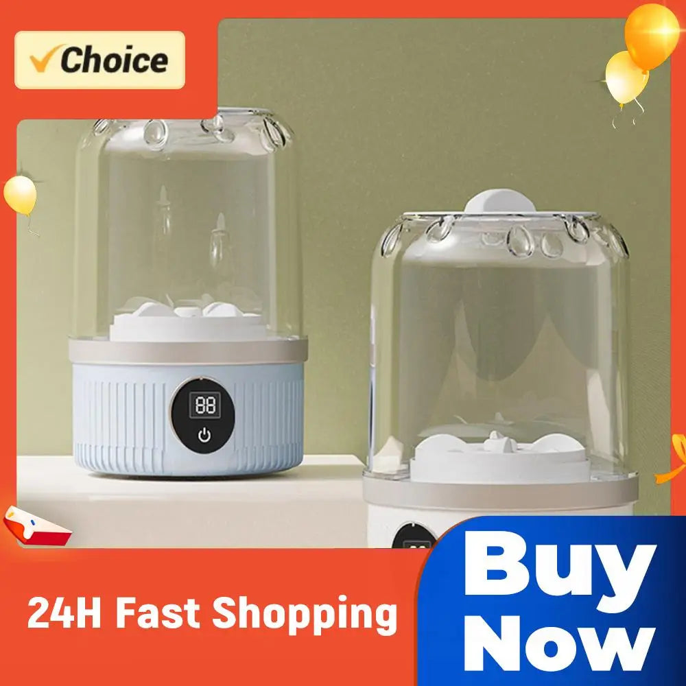 Cordless Small Washing Machine Laundry Cup Automatic Rechargeable