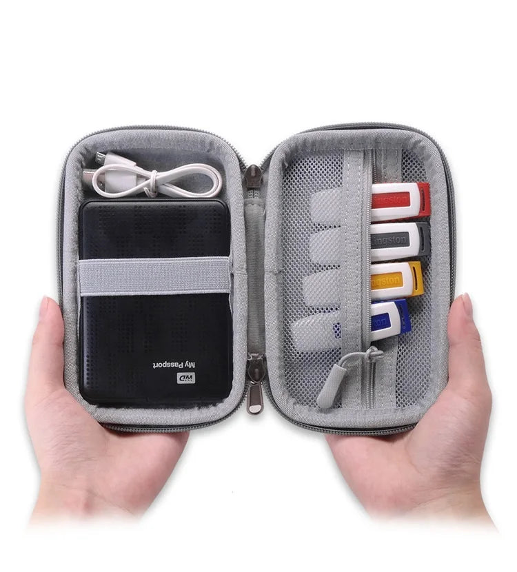 Handheld Game Console Portable Mini Player Storage Bag Charging Cable Zpaxo
