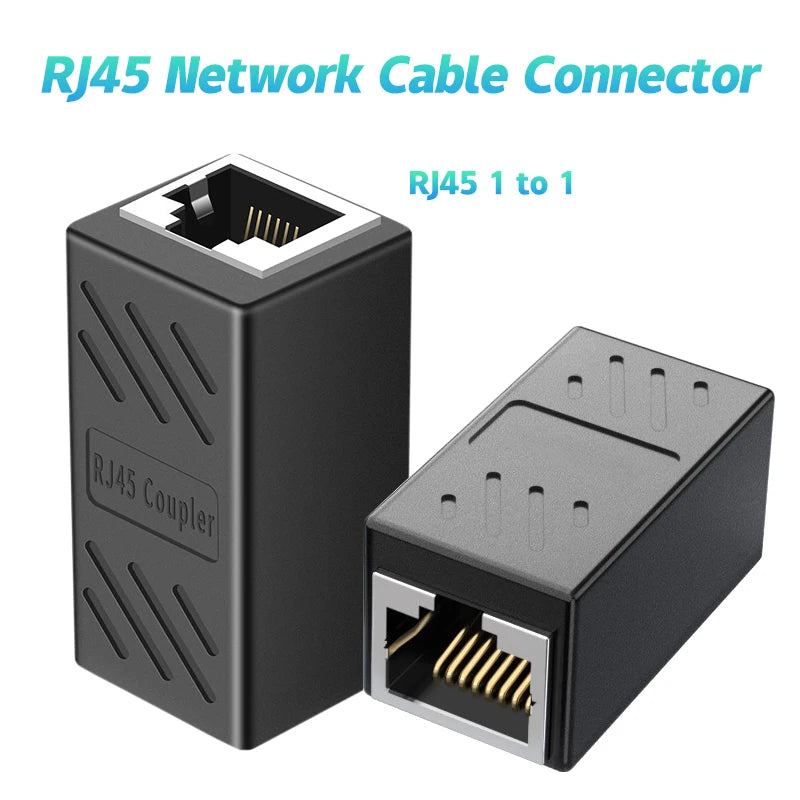 RJ45 CAT5 CAT6 CAT6a Coupler Extender Connector Ethernet Cable Female Zpaxo