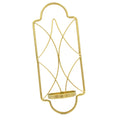 Metal Wall Hanging Sconce Candle Holder 3.5inchx8.6inch Candlesticks Holder Tealight Holder for Home Porch Decor Stylish Zpaxo Golden