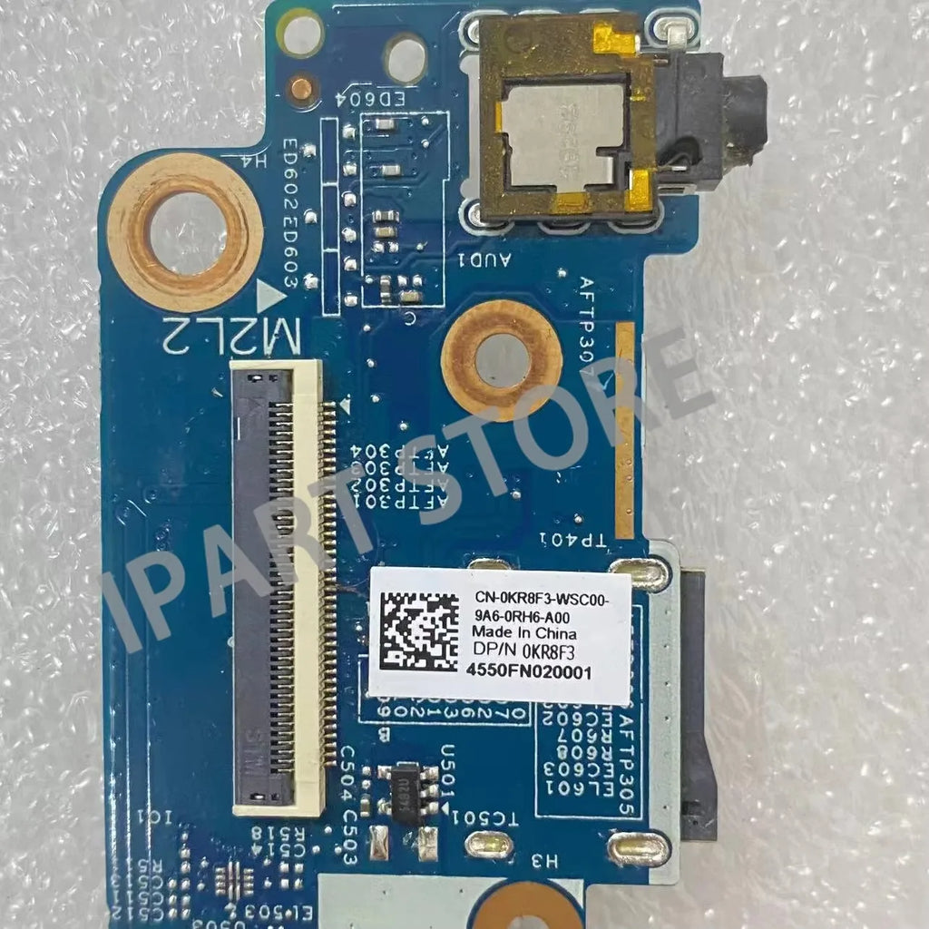 0KR8F3 Dell Latitude 3300 Audio Port USB SD Card Reader Power Button