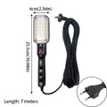 Powerful LED Work Light Corded Magnet Portable USB Rechargeable Zpaxo Black