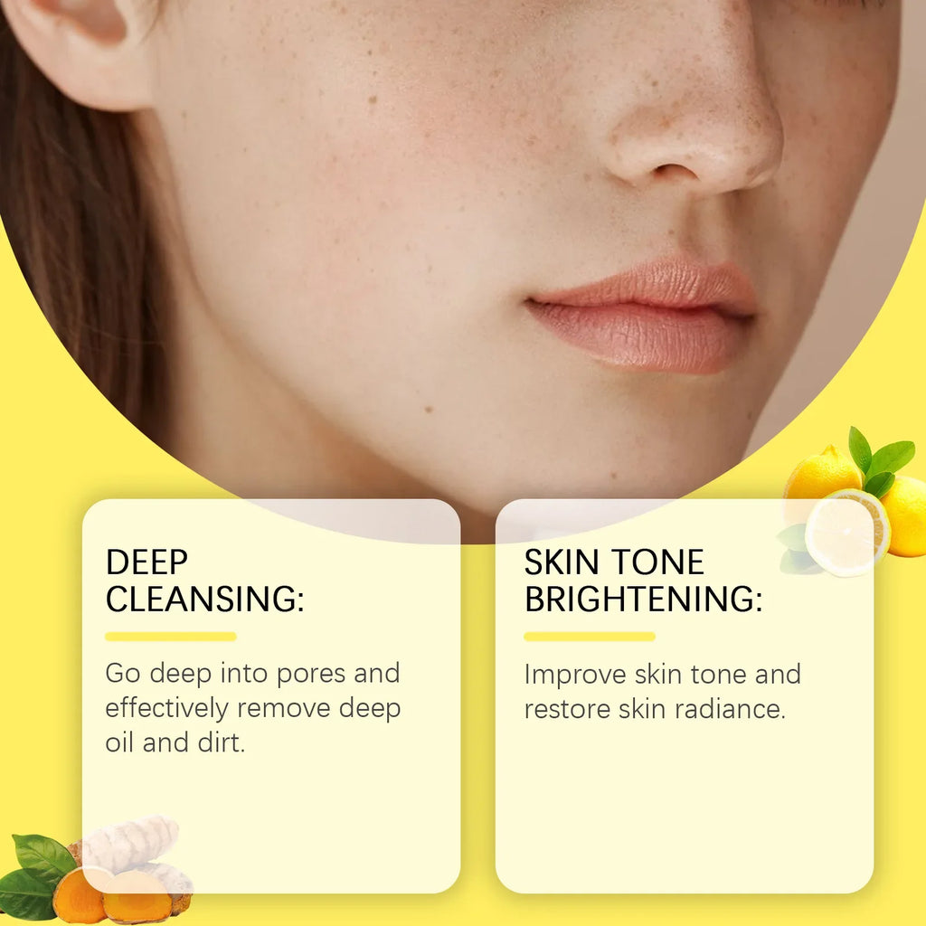 Turmeric Kojic Acid Cleansing Pads – Exfoliate & Brighten Skin Facial Cleansing Pads Zpaxo