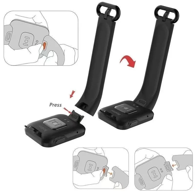 Sport Silicone Straps for Redmi Watch 2 3 Lite Active Replacement Strap Watchstrap Bracelet for Xiaomi Mi Watch Lite Accessories Zpaxo