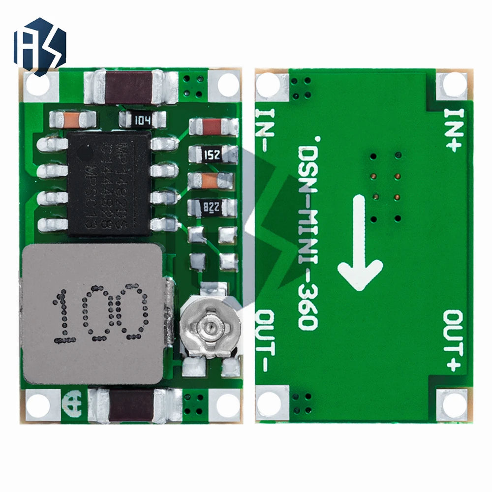 1PCS Mini360 DC-DC Buck Converter Step Down Module 4.75V-23V to 1V-17V 17x11x3.8mm SG125-SZ+ Zpaxo