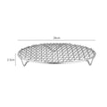 Stainless Steel Double Layer Grill Rack With 4 Roast Meat Picks Steam Rack Air Fryer Rack Air Electric Fryer Accessories Zpaxo 26cm