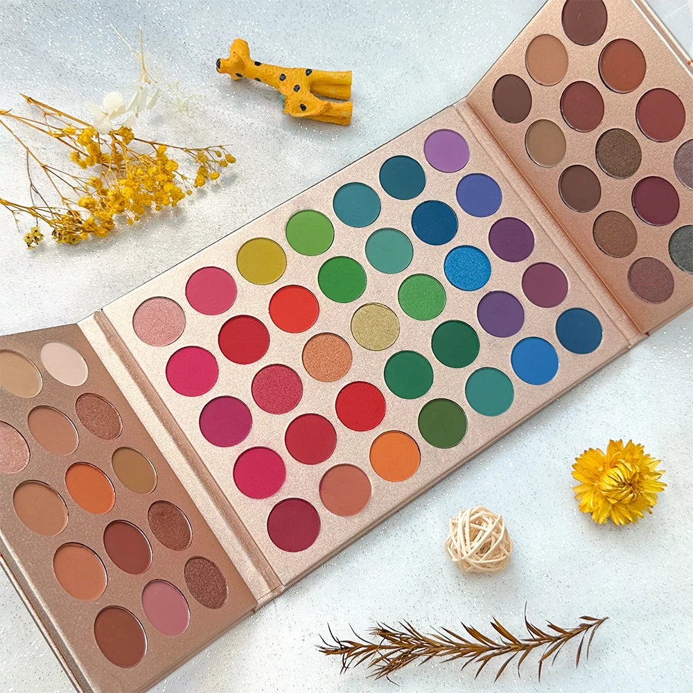 65-Color Eyeshadow Palette Makeup-high Pigmented Eye Make Up Tool Zpaxo