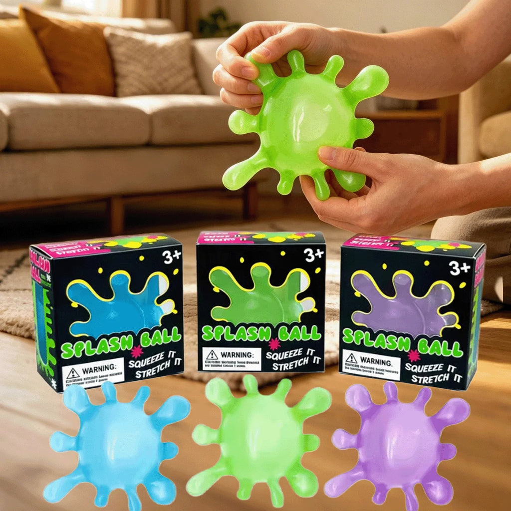Splash Squeeze Stress Ball Slow Rise Fidget Toy Adults &amp; Kids Fidget Stress Ball Zpaxo