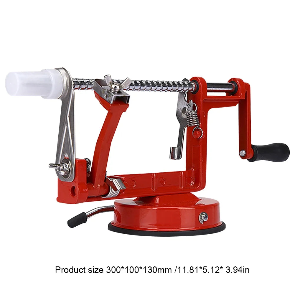 1 Apple Potato Peeler Versatile Fruit Slicing Machine Stainless Steel Zpaxo Red