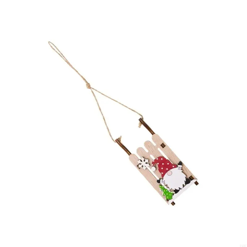 Handmade Christmas Sled Ornament Indoor Outdoor Festival Display