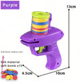 Handheld EVA UFO Soft Foam Dart Launcher Vibrant Colorful Toy