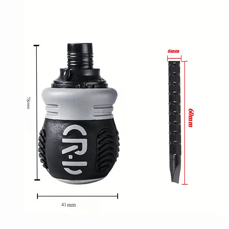 Screwdriver Labor-saving Ratchet Screwdriver Set Slotted Household Tool Multi-function Magnetic Screwdriver Telescopic Labor Zpaxo