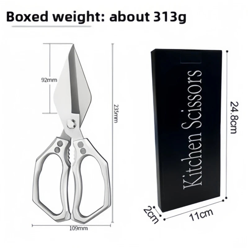 Stainless Steel Chicken Bone Scissors Kitchen Household Food Fish Zpaxo