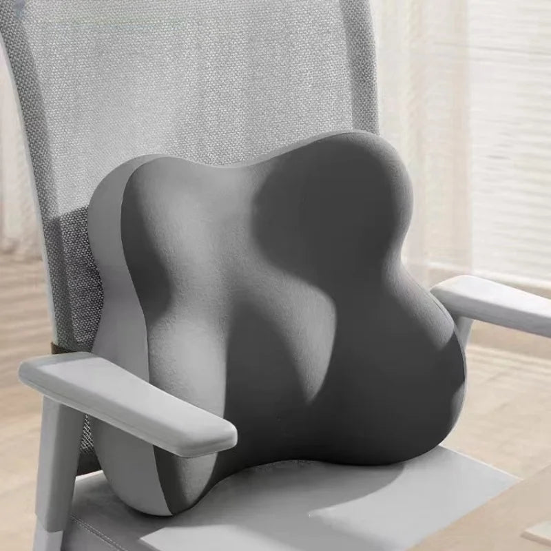 Memory Sponge Waist Pillow Lumbar Orthopedic Pillow Office Chair Backrest Chiropractic Pillows Ergonomic Lumbar Support Pad Zpaxo