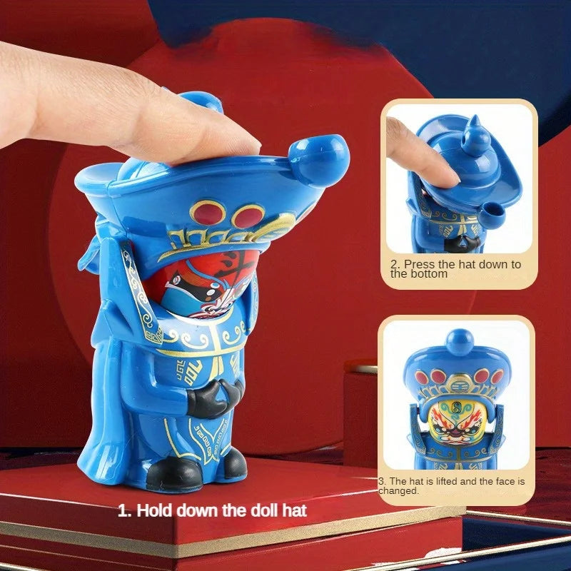 Sichuan Opera Face Changing Doll – Chinese Cultural Souvenir Cultural Collectible Doll Zpaxo