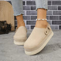 2025 Women Slippers Thick Bottom Head Cover Back Strap Shoes Large Size Casual Slippers Slip-On Platform Sandals Slides Women Zpaxo Beige 40
