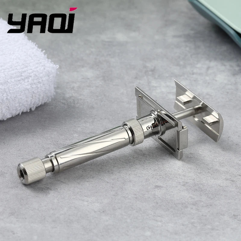 Yaqi Ultima Adjustable Stainless Steel Safety Razor for Men Safety Razor Zpaxo