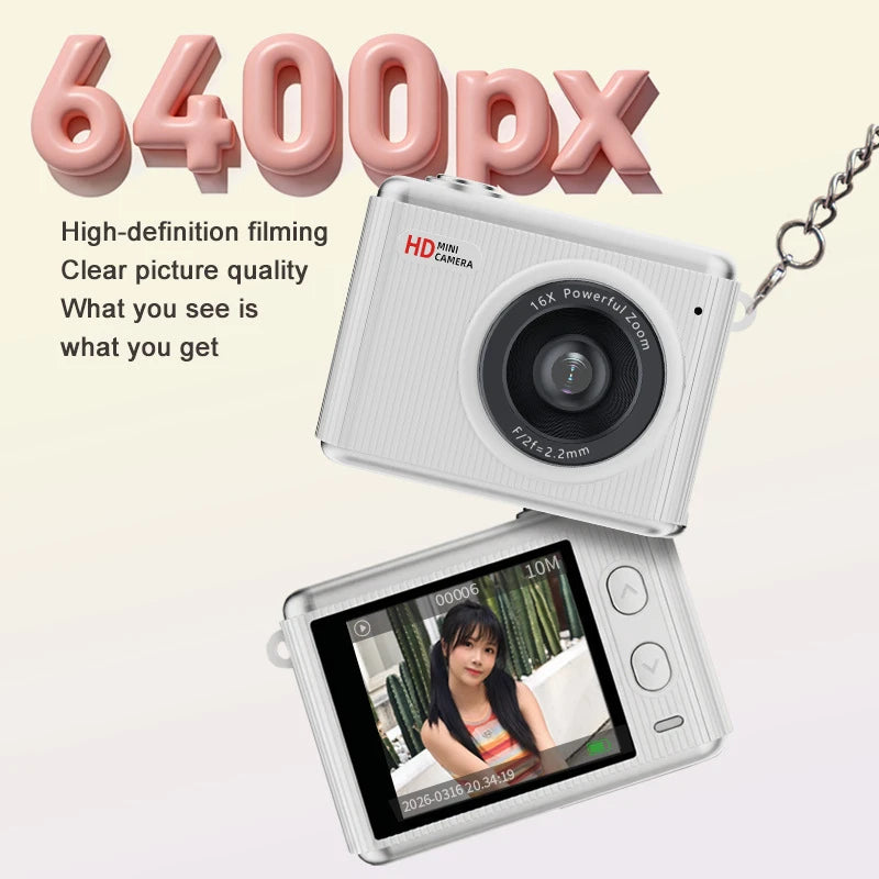 S6 Mini Keychain Camera Screen Thumb Cam Very Small Camcorder Video