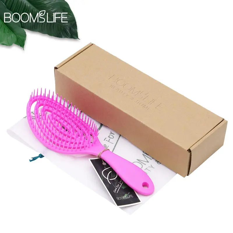 Vented Hair Brush WideTeeth Anti-static Comb for Women Scalp Massage Wet Dry Hairs Combs Detangling Hairdressing Styling Tools Zpaxo