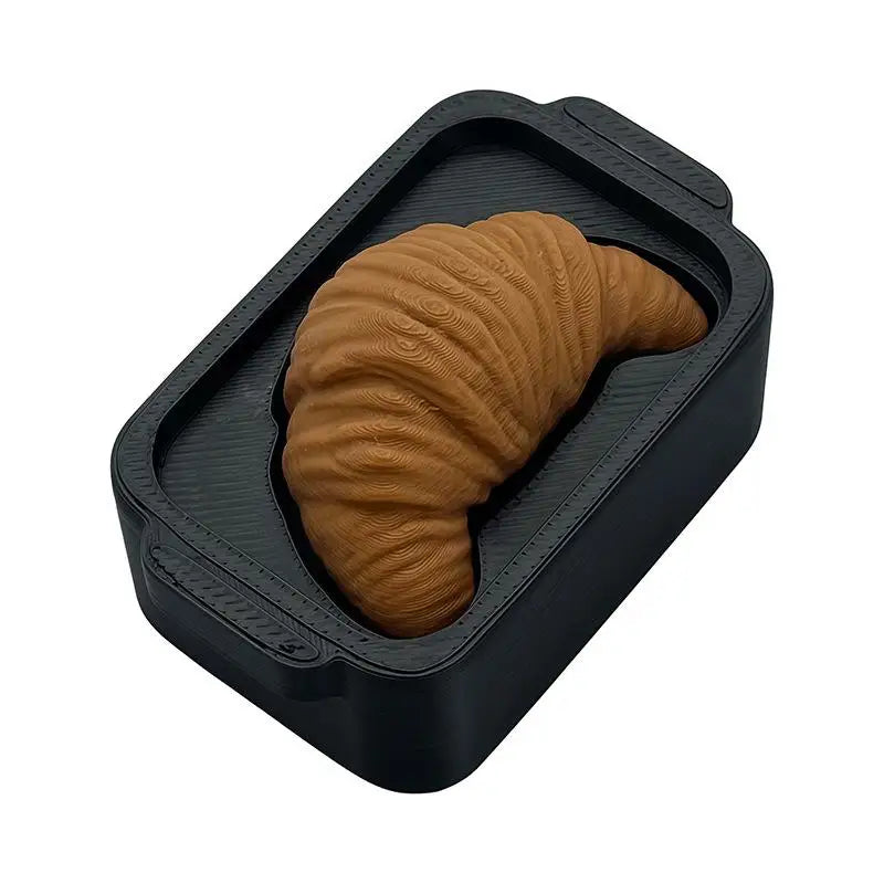 3D Printed Bread Fidget Keychain – Sensory Toy & Desk Charm