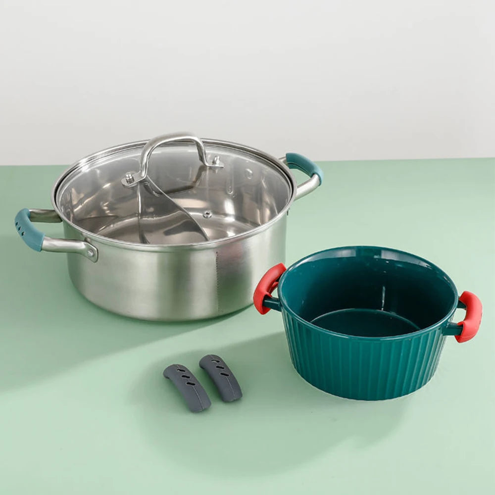 Silicone Pot Handle Covers – Heat-Resistant Anti-Slip 2-Pack Pot Handle Cover Zpaxo