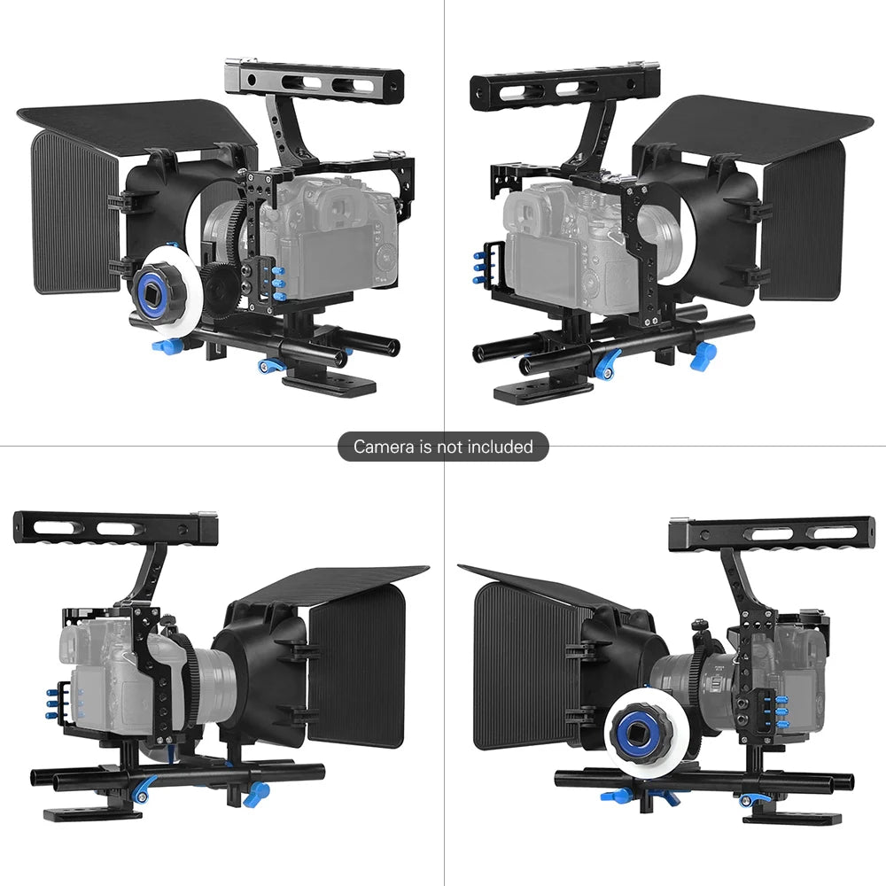 C500 Aluminum Alloy Camera Camcorder Video Cage Rig Film Making