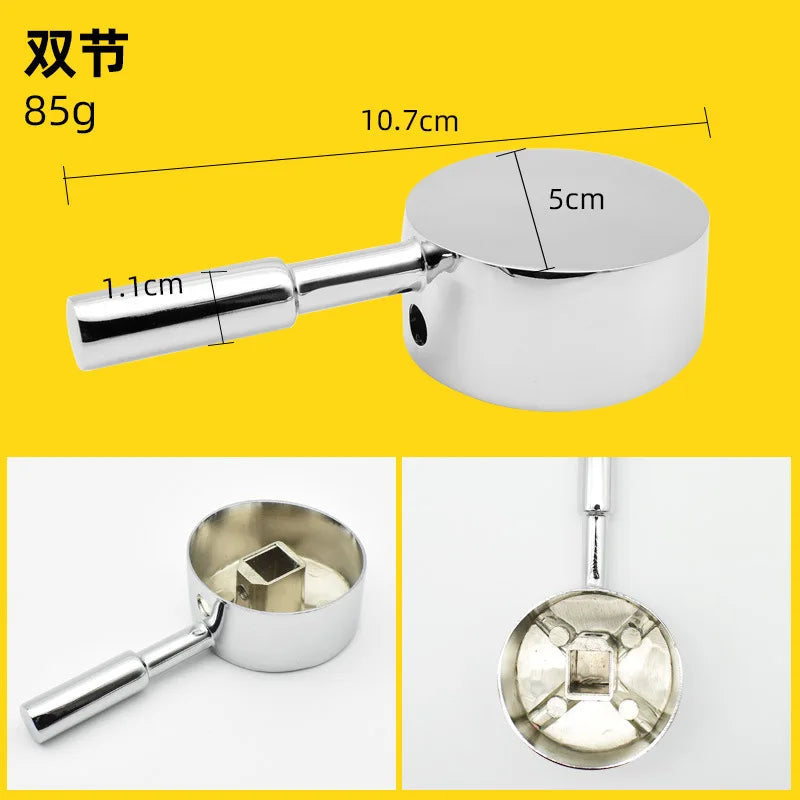 Faucet Handle Replacement Stainless Steel Bathroom Cold Basin Shower Zpaxo D