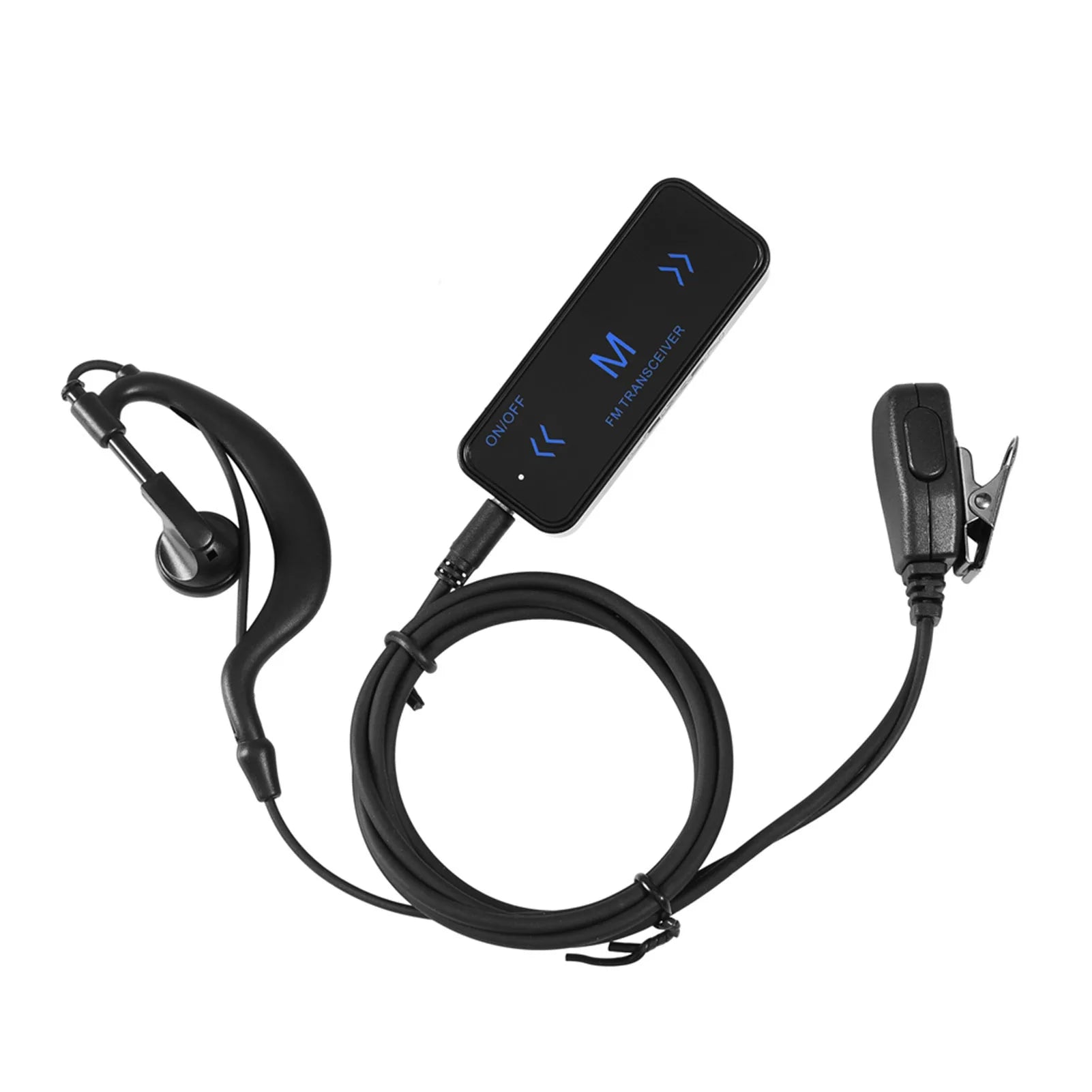 400-470MHz Mini Walkie Talkie 2-Way Radio Transceiver Earpiece