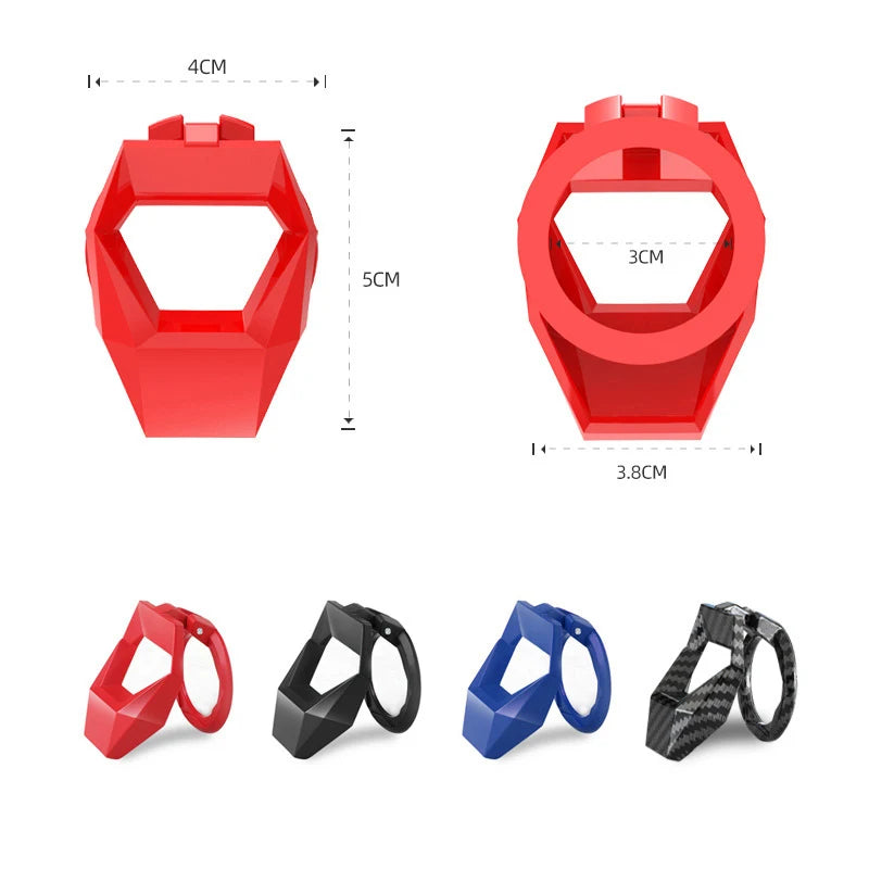 Car Engine Start Stop Button Cover – Metal Decorative Cap